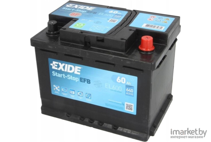 Аккумулятор Exide ECM EL600 60 А/ч