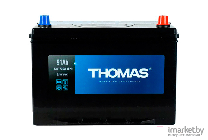 Аккумулятор Thomas Japan R+ 91 А/ч