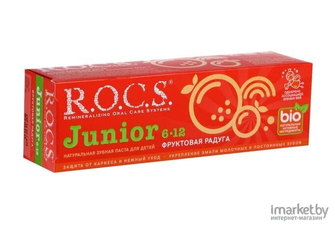 Зубная паста R.O.C.S. Junior Фруктовая радуга 74g [03-01-053]