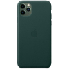 Чехол для телефона Apple iPhone 11 Pro Max Leather Case Forest Green [MX0C2ZM/A]