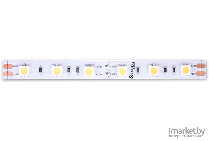 Светодиодная лента DesignLed Лента светодиодная LUX, 5050, 60 LED/м, 14,4 Вт/м, 12В, IP33, Теплый белый (2700K) [DSG560-12-WW-33]