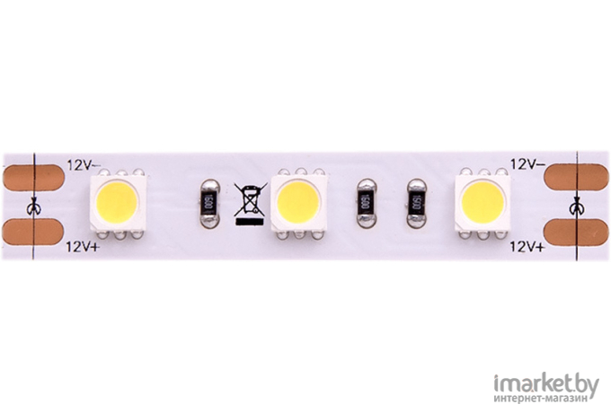 Светодиодная лента DesignLed Лента светодиодная LUX, 5050, 60 LED/м, 14,4 Вт/м, 12В, IP33, Нейтральный белый (4000K) [DSG560-12-NW-33]