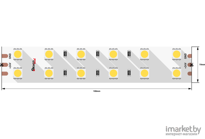 Светодиодная лента DesignLed 3000-6 DSG5120-24-W+WW-33