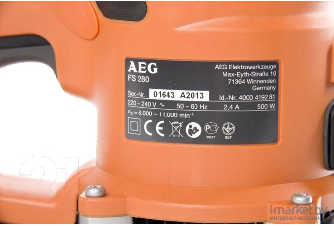 Виброшлифмашина AEG Powertools FS 280 (4935419280)