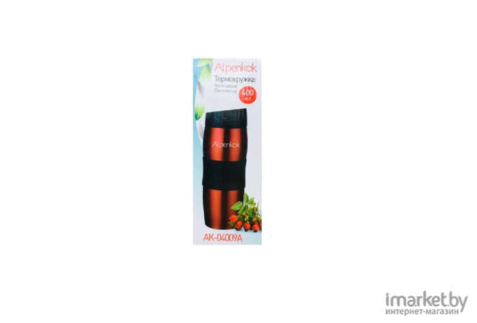 Термокружка Alpenkok AK-04009A 400 ml Red