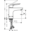 Смеситель Hansgrohe Logis E100 [71161000]