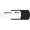 Usb flash GOODRAM 64GB UCO2 Black/White [UCO2-0640KWR11]