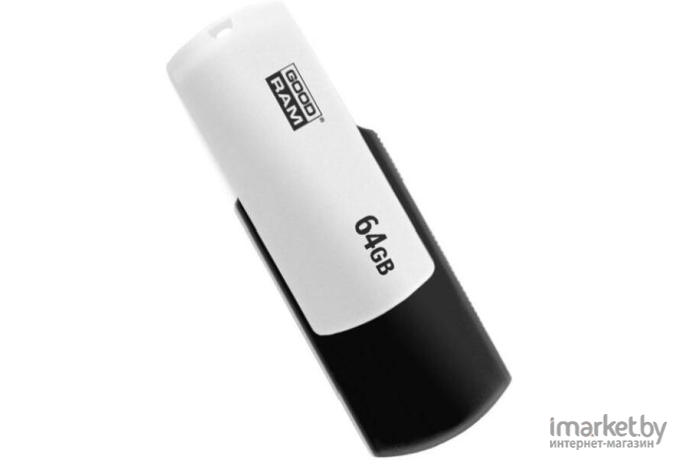 Usb flash GOODRAM 64GB UCO2 Black/White [UCO2-0640KWR11]