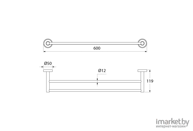 Держатель полотенца Iddis Calipso CALSB20i49