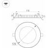 Светильник Arlight DL-120M-9W Warm White [020107]