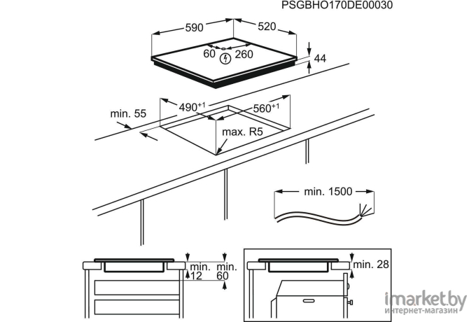 Варочная панель Electrolux IPES6451KF