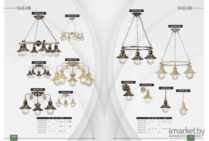 Бра Arte Lamp A4524AP-1AB