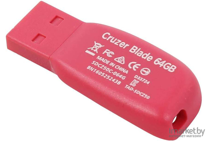 Usb flash SanDisk Cruzer Blade 64GB Electric Pink [SDCZ50C-064G-B35PE]