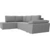 Комплект мягкой мебели Лига Диванов Хавьер левый 101264 рогожка серый