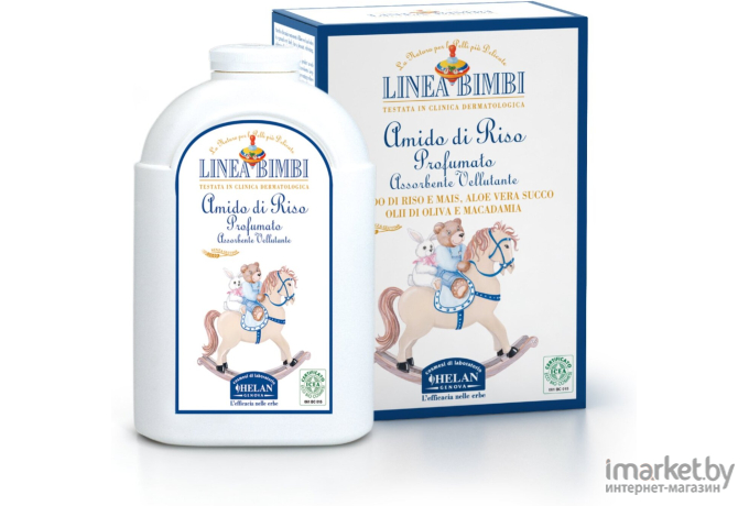 Присыпка Helan Детская мягкая рисовая Linea Bimbi 75 гр