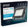 Прожектор Gauss LED Qplus 150W 14000lm IP65 5500К черный 1/10 [613100150]