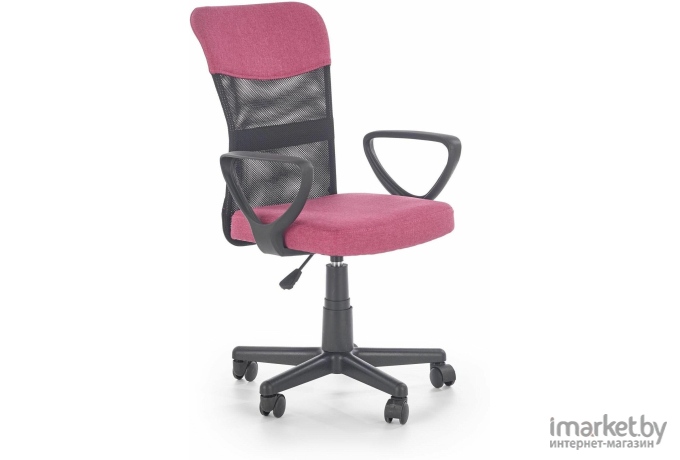 Офисное кресло Halmar Timmy розовый/черный [V-CH-TIMMY-FOT-ROZOWY]