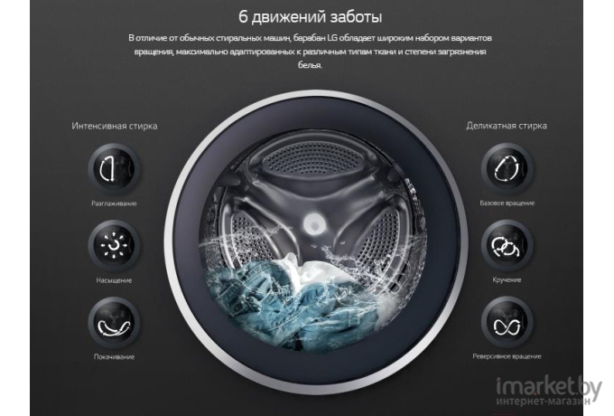 Стиральная машина LG F4M5VS4W