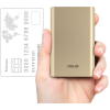 Портативное зарядное устройство ASUS ZenPower 10050mAh золотистый [90AC00P0-BBT078]