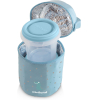 Термосумка для бутылочек Miniland Pack-2-Go HermiSized с двумя вакуумными контейнерами голубой