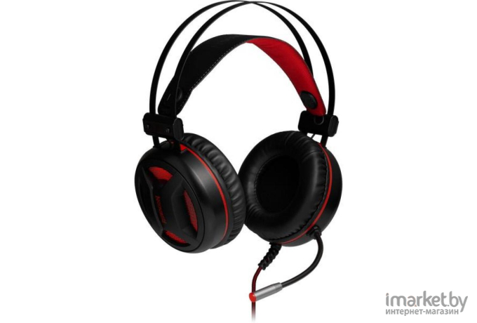 Наушники Redragon Minos Black/Red [78368]