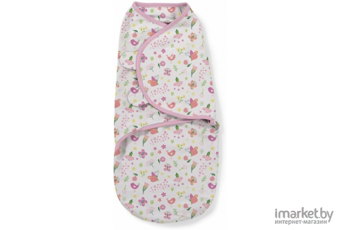 Конверт детский Summer Infant Swaddleme S/M розовые бабочки