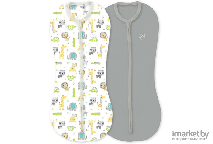 Конверт детский Summer Infant Swaddlepod S 2 шт экскурсия по сафари