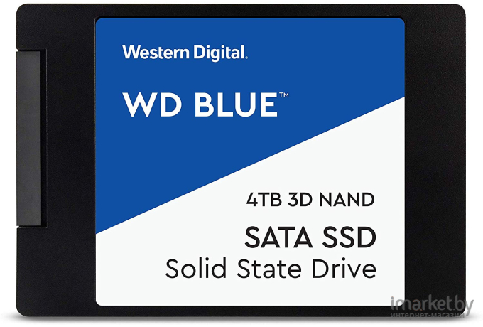 SSD диск WD Blue 3D NAND 4ТБ [WDS400T2B0A]