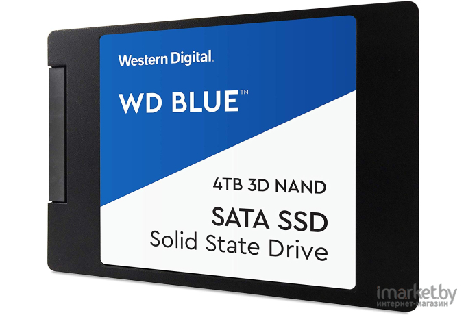 SSD диск WD Blue 3D NAND 4ТБ [WDS400T2B0A]