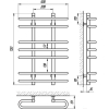 Полотенцесушитель Laris Омега Премиум П7 50x70