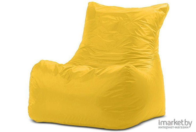 Бескаркасное кресло Loftyhome Чилаут XL оксфорд желтый