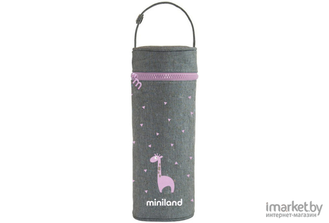 Термосумка для бутылочек Miniland Silky 350 мл розовый