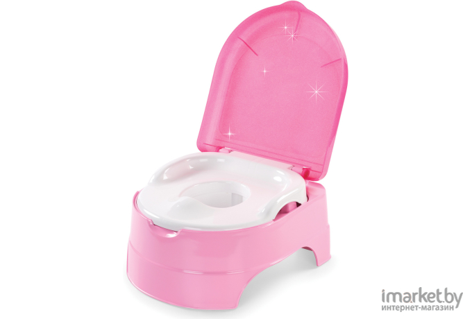 Детский горшок Summer Infant Горшок-подножка 2 в 1 My Fun Potty розовый