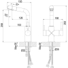 Смеситель Rossinka Silvermix с подключением к фильтр [Z35-31]