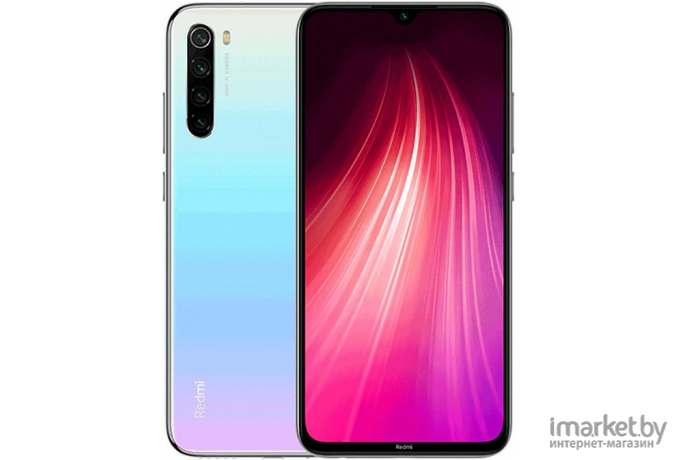 Мобильный телефон Xiaomi Redmi note 8 4GB/64GB Moonlight White [M1908C3JG]