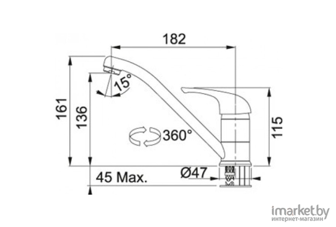 Смеситель Franke Basic [115.0250.147]