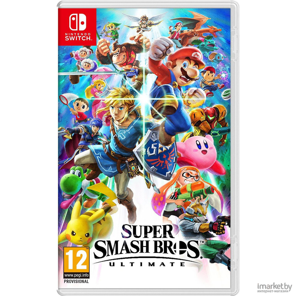 Игра для приставки Nintendo Switch на картридже Super Smash Bros. Ultimate  RUS [045496422929] купить в Минске с ценами в рассрочку