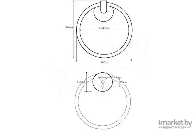 Держатель полотенца Bemeta 104204062