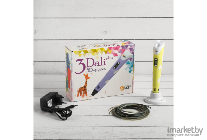 3D-ручка Даджет 3Dali Plus желтый