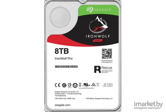 Жесткий диск Seagate IronWolf Pro 8Tb [ST8000NE001]