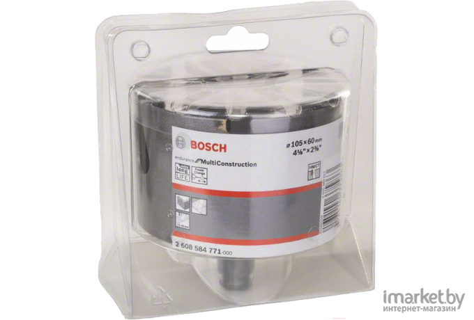 Коронка Bosch твердосплавная 105 мм Endurance for multi construction [2.608.584.771]