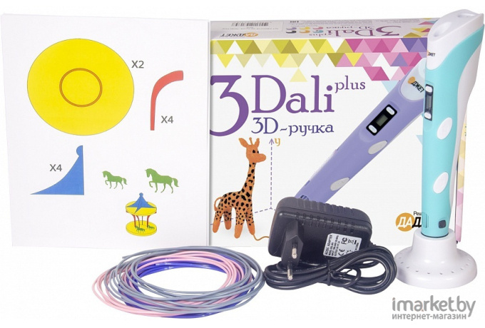 3D-ручка Даджет 3Dali Plus голубой