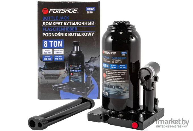 Домкрат FORSAGE F-T90804 бутылочный