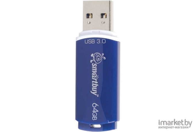 Usb flash SmartBuy 64Gb Drive Crown Blue [SB64GBCRW-Bl]