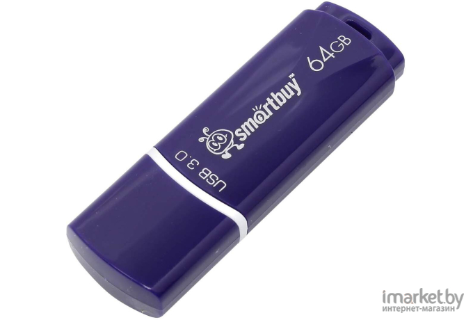 Usb flash SmartBuy 64Gb Drive Crown Blue [SB64GBCRW-Bl]