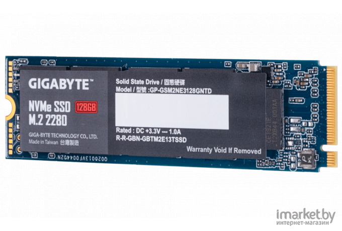SSD диск Gigabyte 2280 128GB [GP-GSM2NE3128GNTD]