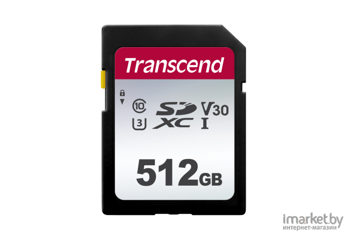 Карта памяти Transcend 512GB UHS-I U3 SD [TS512GSDC300S]