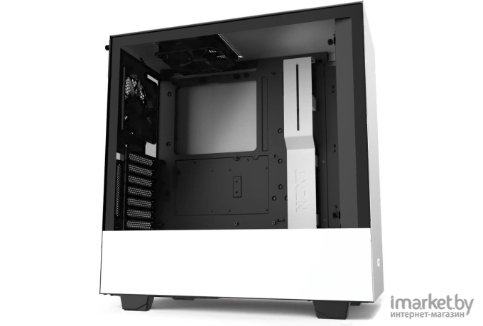 Корпус для компьютера NZXT H510i Black/White [CA-H510I-W1]