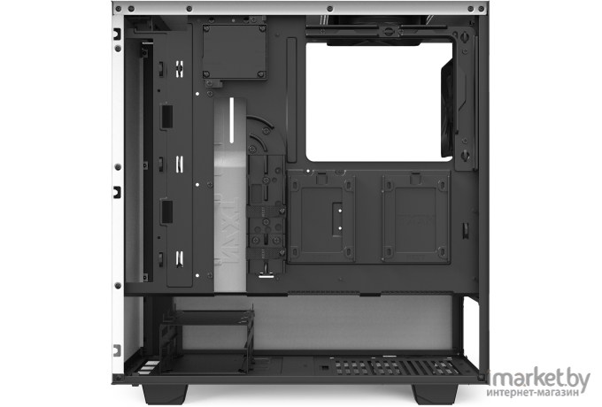 Корпус для компьютера NZXT H510i Black/White [CA-H510I-W1]