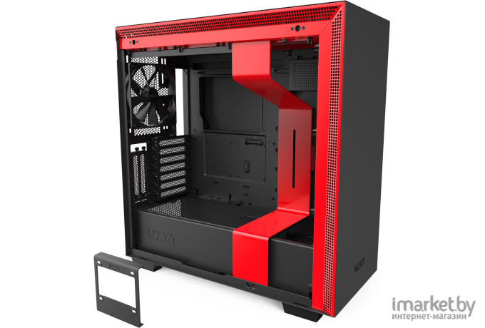 Корпус для компьютера NZXT H710i Black/Red [CA-H710I-BR]